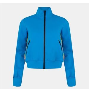 Off white blue zip jacket. Brand new with tags.